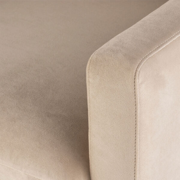 Anders Beige and Silver Occasional Chair, image 4
