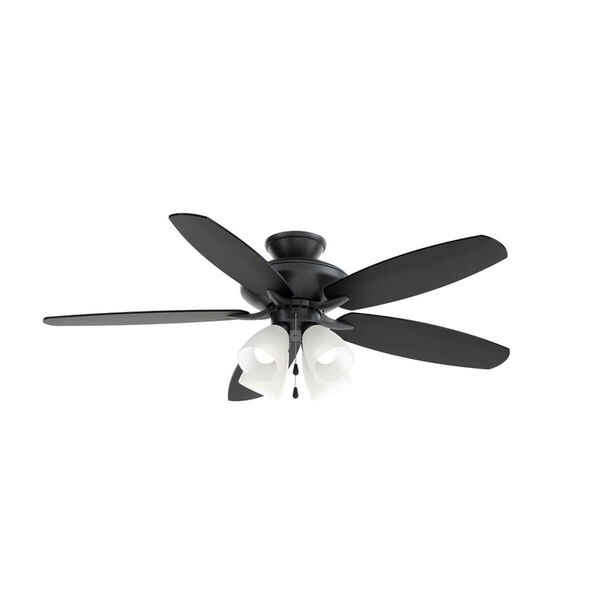 Renew Premier Satin Black 52-Inch LED Ceiling Fan, image 1