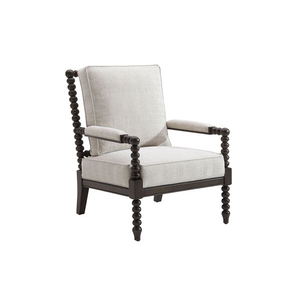 Tommy Bahama Upholstery Brown and White Maarten Chair, image 1