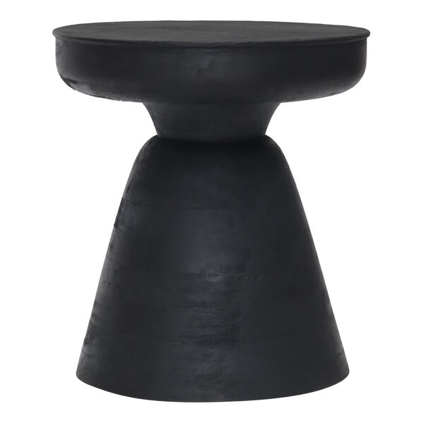 Sage Matte Black and Black Side Table, image 1