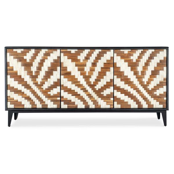Commerce and Market Black Natural Entwined Credenza, image 4