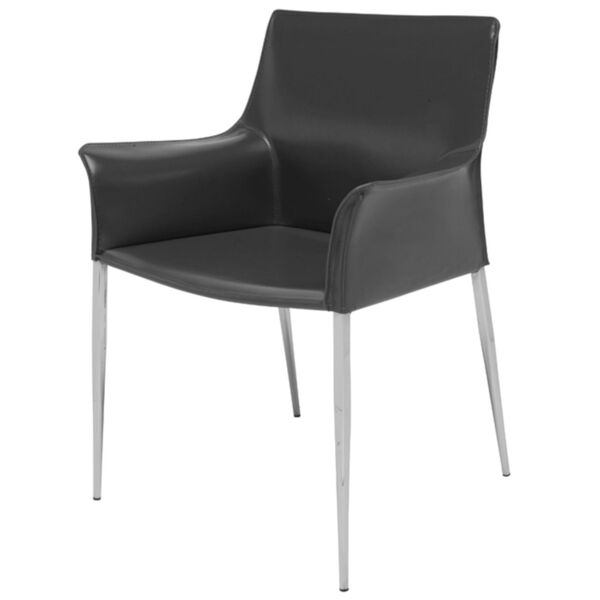 Colter Black and Silver Dining Chair, image 1
