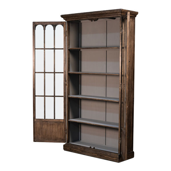 Brown Refined Arches Tall Bookcase, image 4