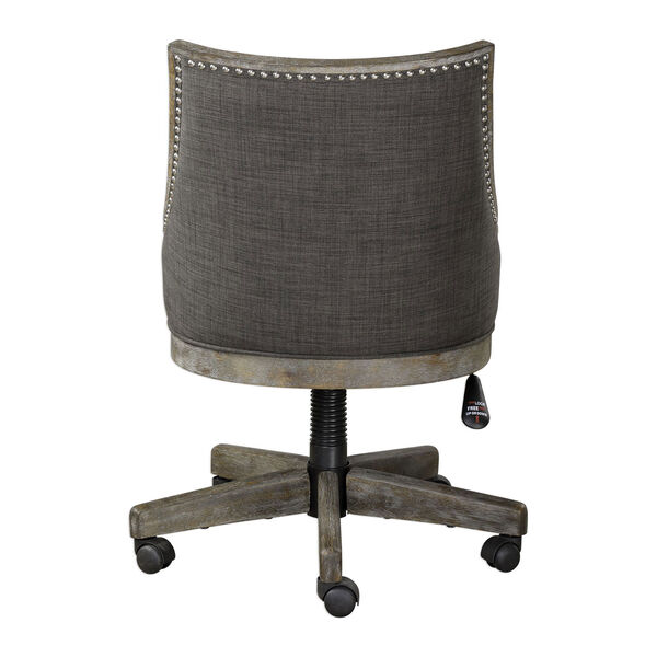 Aidrian Charcoal Desk Chair, image 6