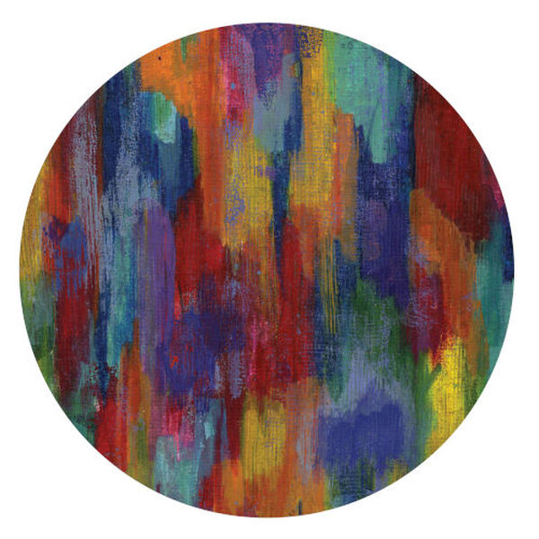 Multicolor Bastille 30 x 30 Inch Circle Wall Decal, image 2