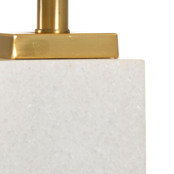 Kennedy White and Gold One-Light Table Lamp, image 4