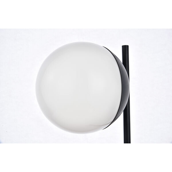 Eclipse Black and Frosted White One-Light Table Lamp, image 4