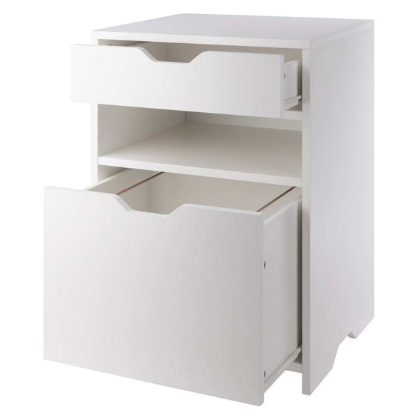 Nova White Filing Storage Cabinet, image 3