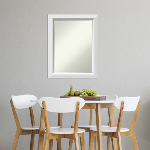 Blanco White 22W X 28H-Inch Decorative Wall Mirror, image 5
