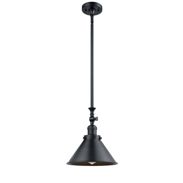 Briarcliff Matte Black 10-Inch LED Mini Pendant, image 1