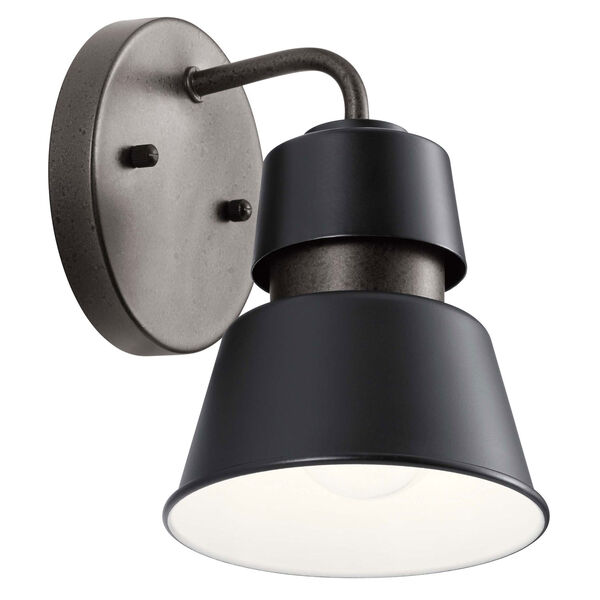 Lozano Black Eight-Inch One-Light Outdoor Wall Sconce, image 1