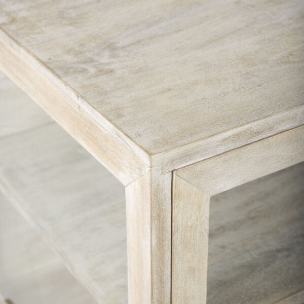 Arelius White and Gold Side Table, image 6