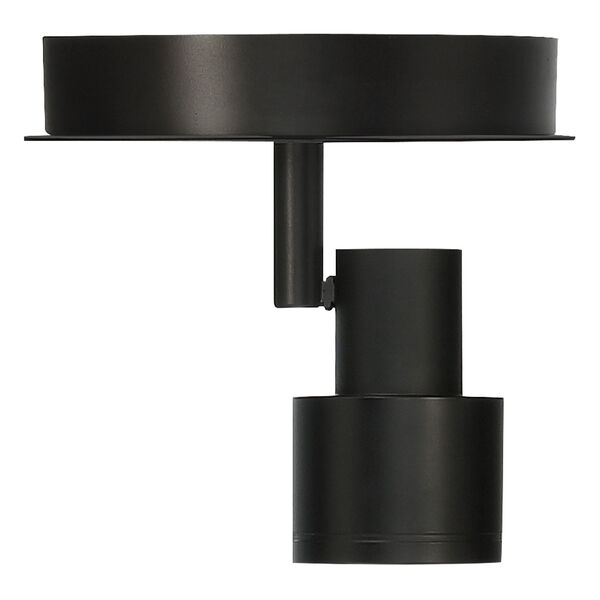 Lincoln Black Outdoor One-Light LED Adjustable Flush Mount, image 2