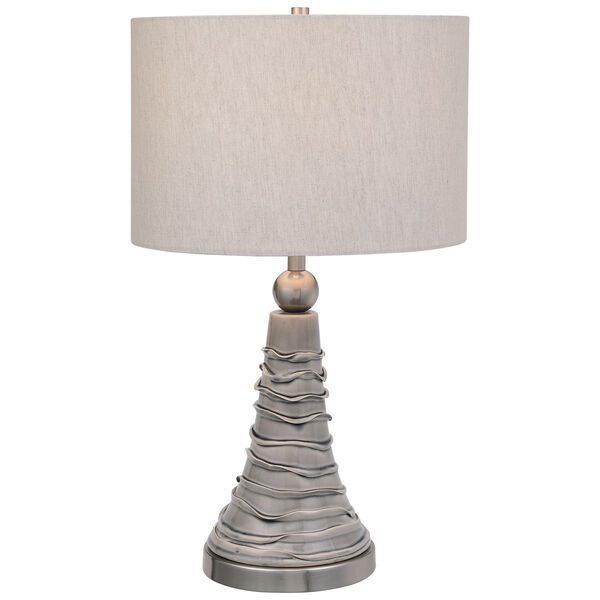 Linden Gray 24-Inch One-Light Table Lamp, image 1