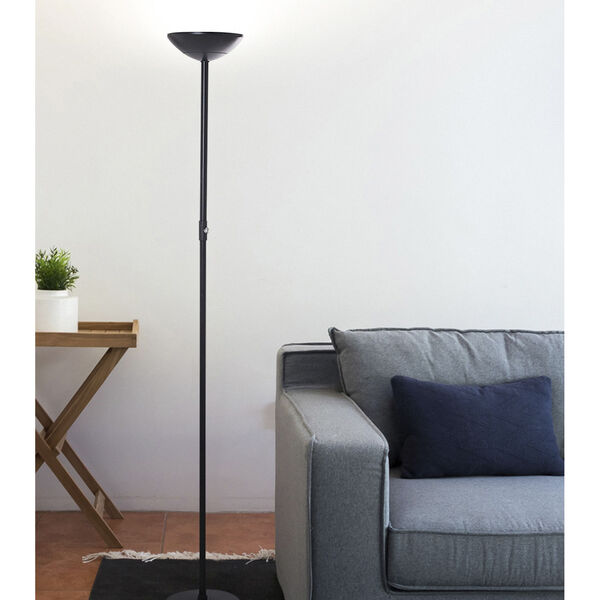 SkyLite Black Integrated LED Floor Lamp, image 6