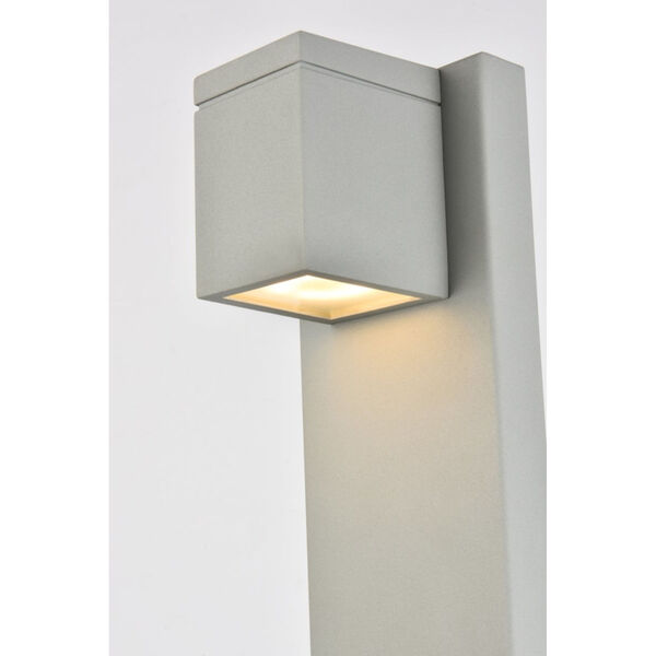 Raine Silver 360 Lumens 12-Light LED Outdoor Wall Sconce, image 3