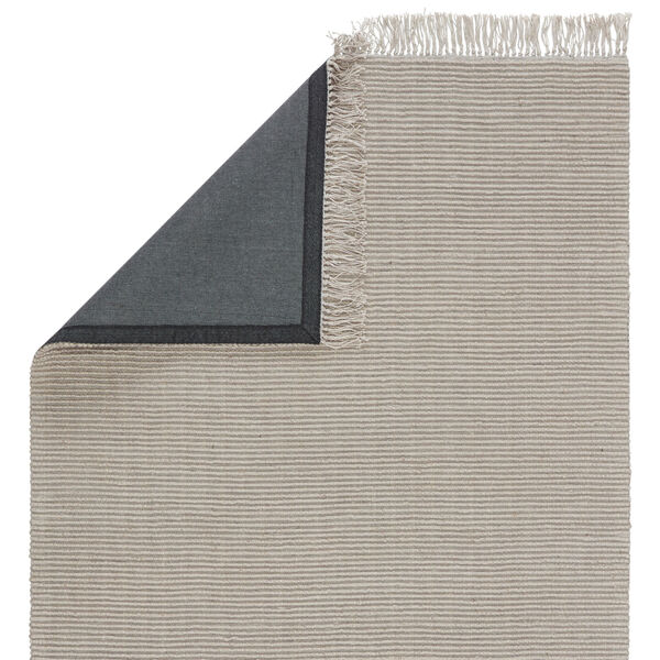 Cloud Break Skye Solid Light Gray and Taupe Area Rug, image 3