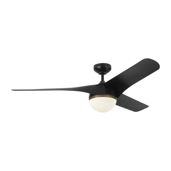 Akova Matte Black 56-Inch Energy Star LED Ceiling Fan, image 1