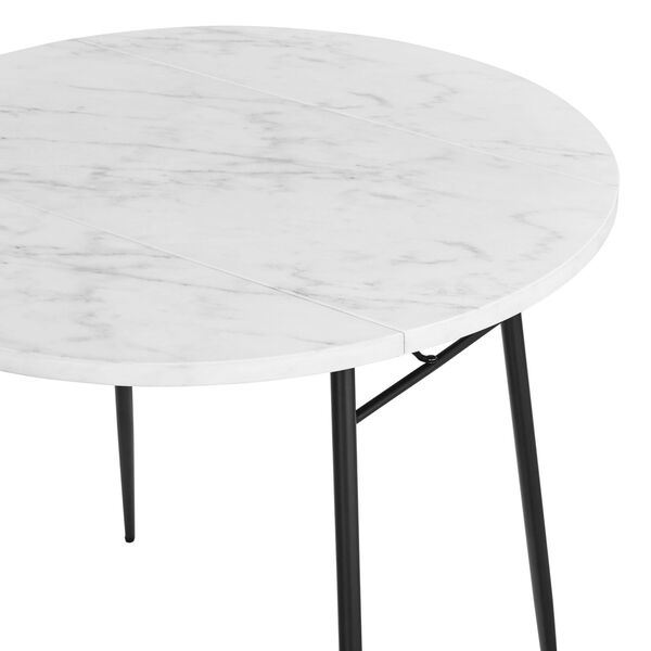 Jacob Faux White Dining Table, image 5