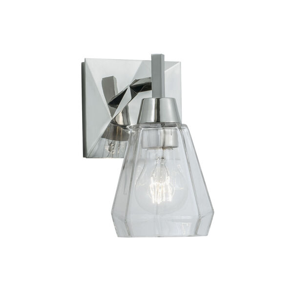 Arctic Polished Nickel One-Light Wall Sconce, image 1