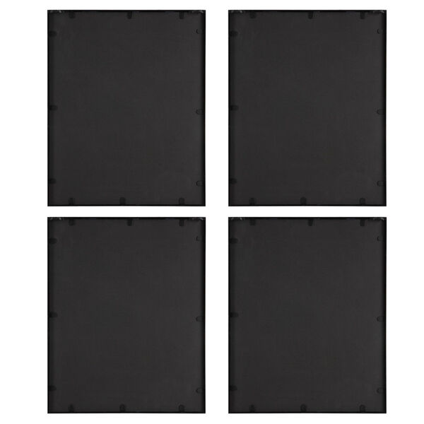Bloom Black and White Framed Print, Set of 4, image 3