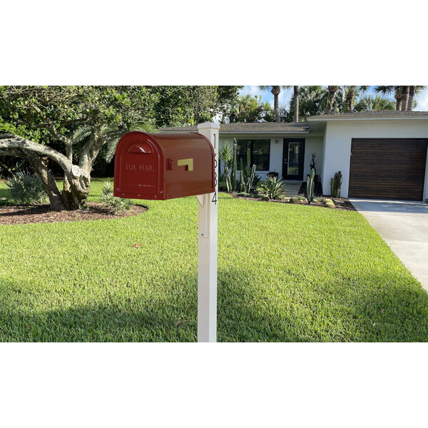 Dylan Wine Curbside Mailbox and Post, image 5