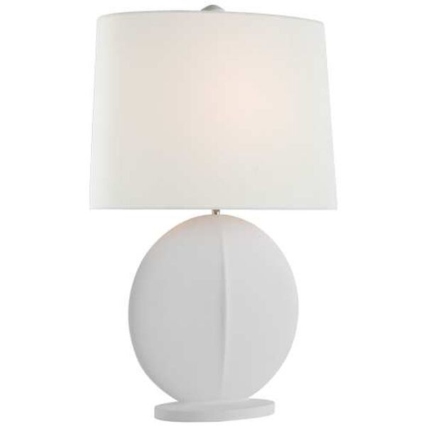 Mariza White One-Light Medium Table Lamp by AERIN, image 1