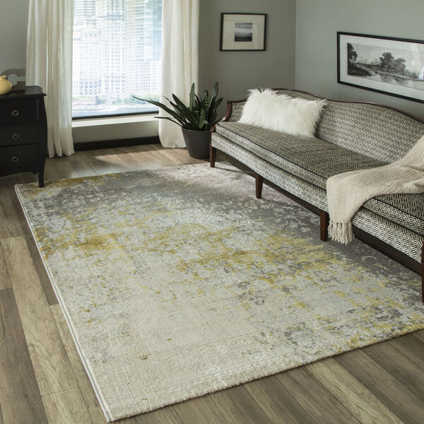 Luxe Gold Rectangular: 3 Ft. 11 In. x 5 Ft. 7 In. Rug, image 2