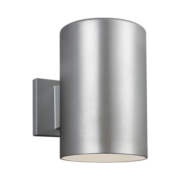 Outdoor Cylinders Painted Brushed Nickel Large LED Turtle Friendly Wall Lantern, image 2
