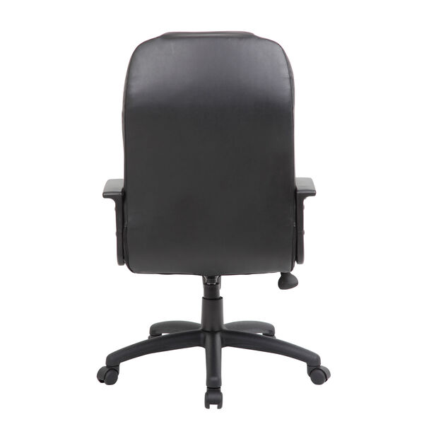Boss Black High Back Leather Plus Chair, image 5