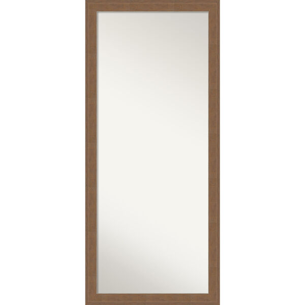 Alta Brown 29W X 65H-Inch Full Length Floor Leaner Mirror, image 1