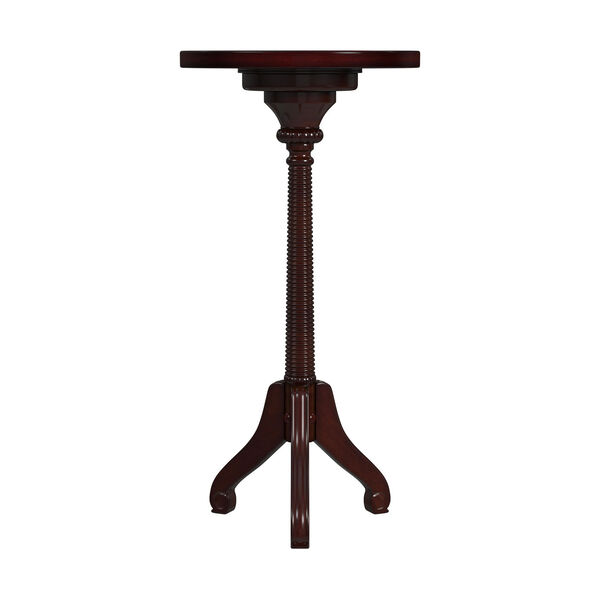 Florence Cherry Brown Pedestal Table, image 4
