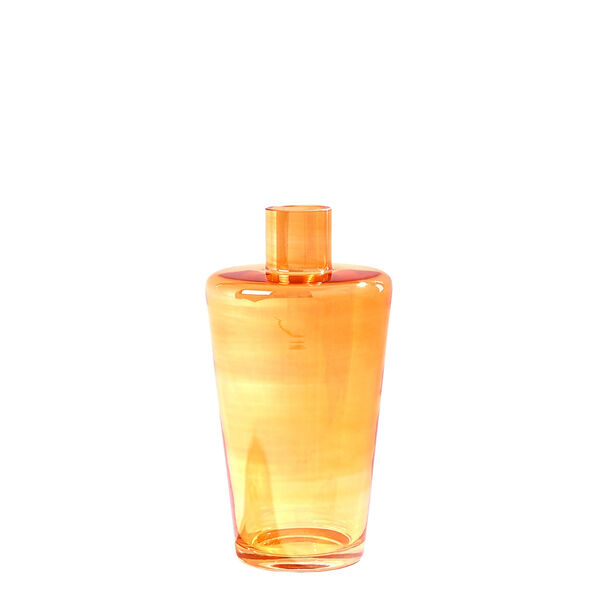 Luster Orange 6-Inch Shoulder Vase, image 2