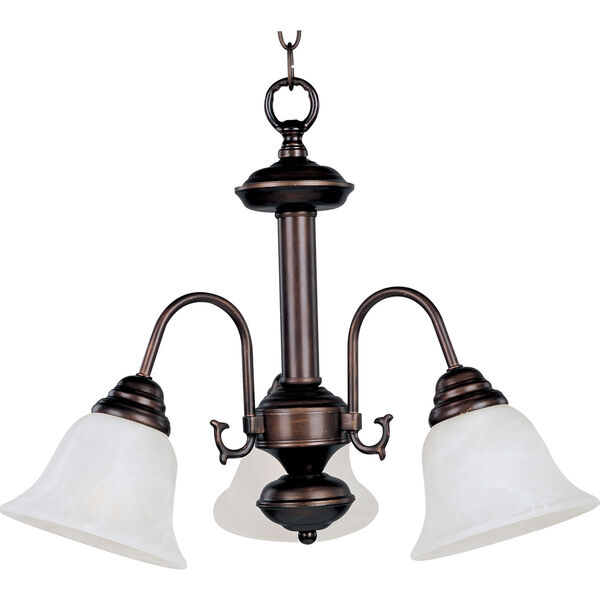 Orleans Oil Rubbed Bronze Three-Light Chandelier, image 1