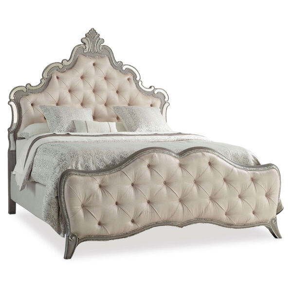 Sanctuary Upholstered King Panel Bed, image 1