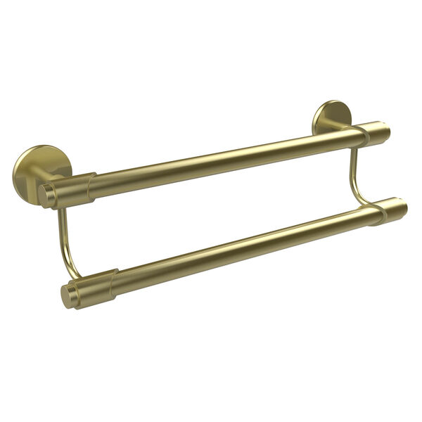 Tribecca Collection 18 Inch Double Towel Bar, Satin Brass, image 1