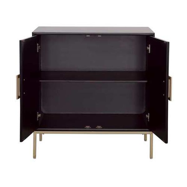 Holland Black Cabinet with Two Doors, image 4