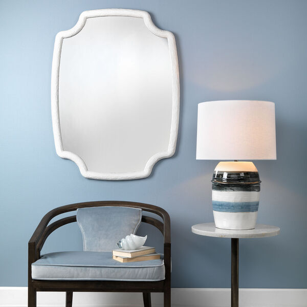 Selene White 36 x 48 Inch Mirror, image 1