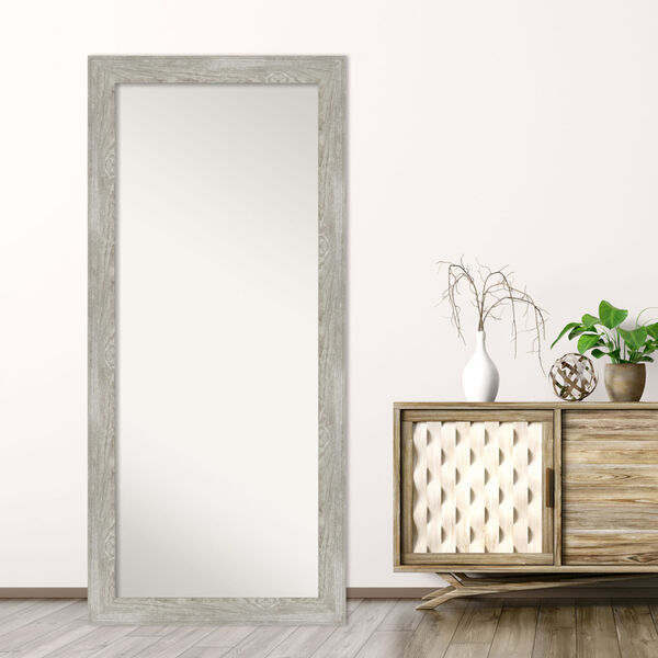 Dove Gray 30W X 66H-Inch Full Length Floor Leaner Mirror, image 5