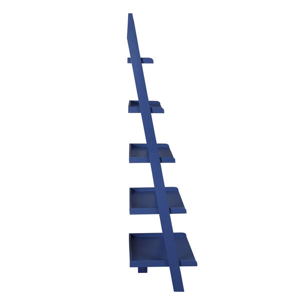 American Heritage Cobalt Blue Bookshelf Ladder, image 5