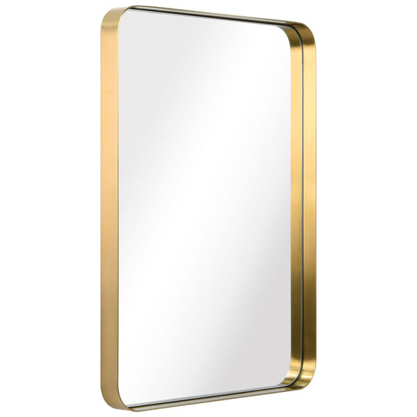 Gold 22 x 30-Inch Rectangle Wall Mirror, image 2