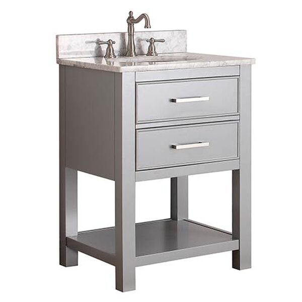Brooks Chilled Gray 24-Inch Vanity Only, image 2