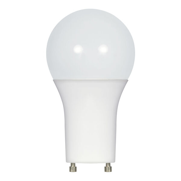 SATCO Frosted White LED A19 GU24 11 Watt Type A Bulb with 4000K 1100 Lumens 80 CRI and 220 Degrees Beam, image 1