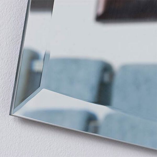 Frameless Square Beveled Mirror, image 2
