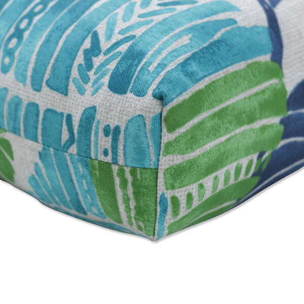 Hixon Blue Green Tan Loveseat Cushion, image 2