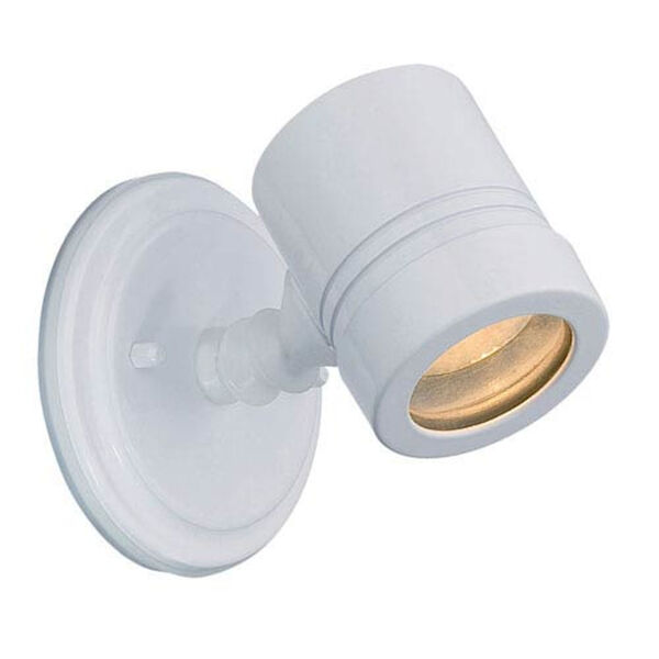 Gloss White One-Light Outdoor Wall Mount, image 1