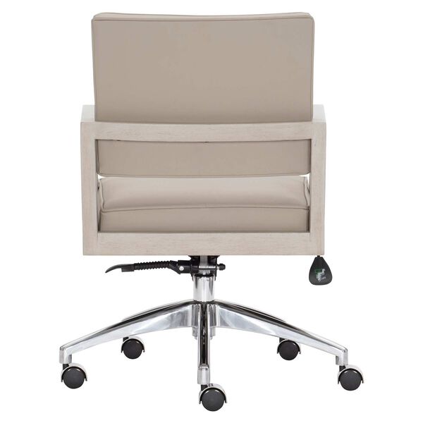 Davenport Gray, Black and Stainless Steel Office Chair, image 4