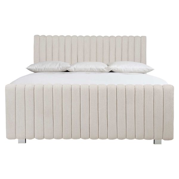 Silhouette Beige Panel Bed, image 1