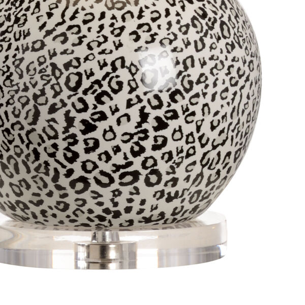 Gray and White One-Light Table Lamp, image 2