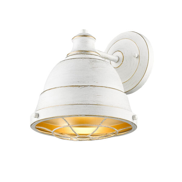Bartlett French White One-Light Wall Sconce with French White Shade, image 2